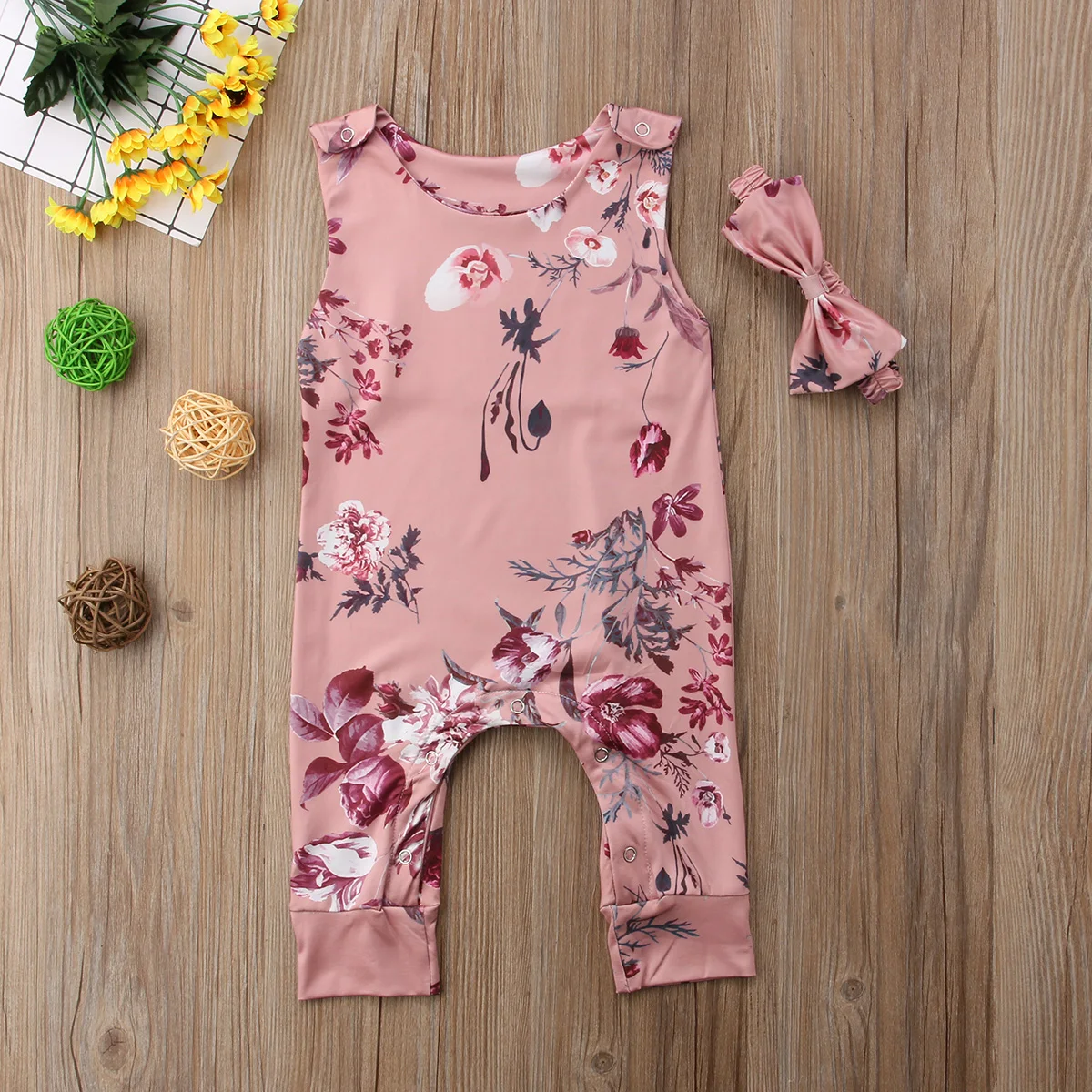 

New Fashion Newborn Kids Baby Boy Girl Jumpsuit Playsuit Overalls Clothes Outfits
