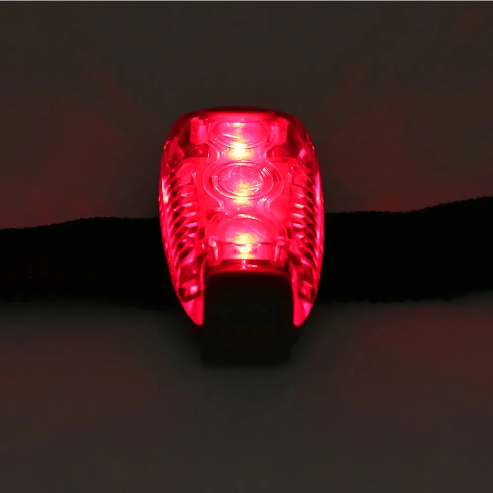 Водонепроницаемый красный 3LED/5LED Бег Велоспорт свет часы фонарик Ночная Предупреждение ющий ремень с фонарем на природе Рыбалка походы