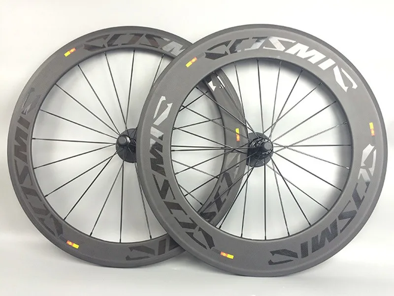 

60+88mm Road Bicycle Carbon Bike Wheels 700C 23mm width Clincher Tubular Cycling Road Bike Carbon Wheelset with Basalt Brake