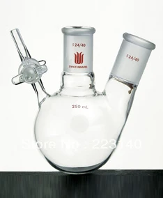 

F161250 Flask, Reaction, 2-neck, Capacity:250ml, Joint:14/20