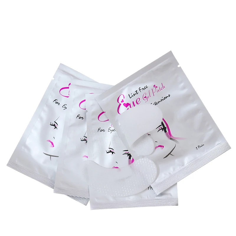 

50pairs/lot Hottest Eye patch eyelash extension lint free eye pads patches