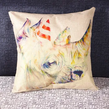 

2015 Manufacturers custom illustration American country to do the old Wye bed couch cushion vehicle 45*45cm - no Pillow core