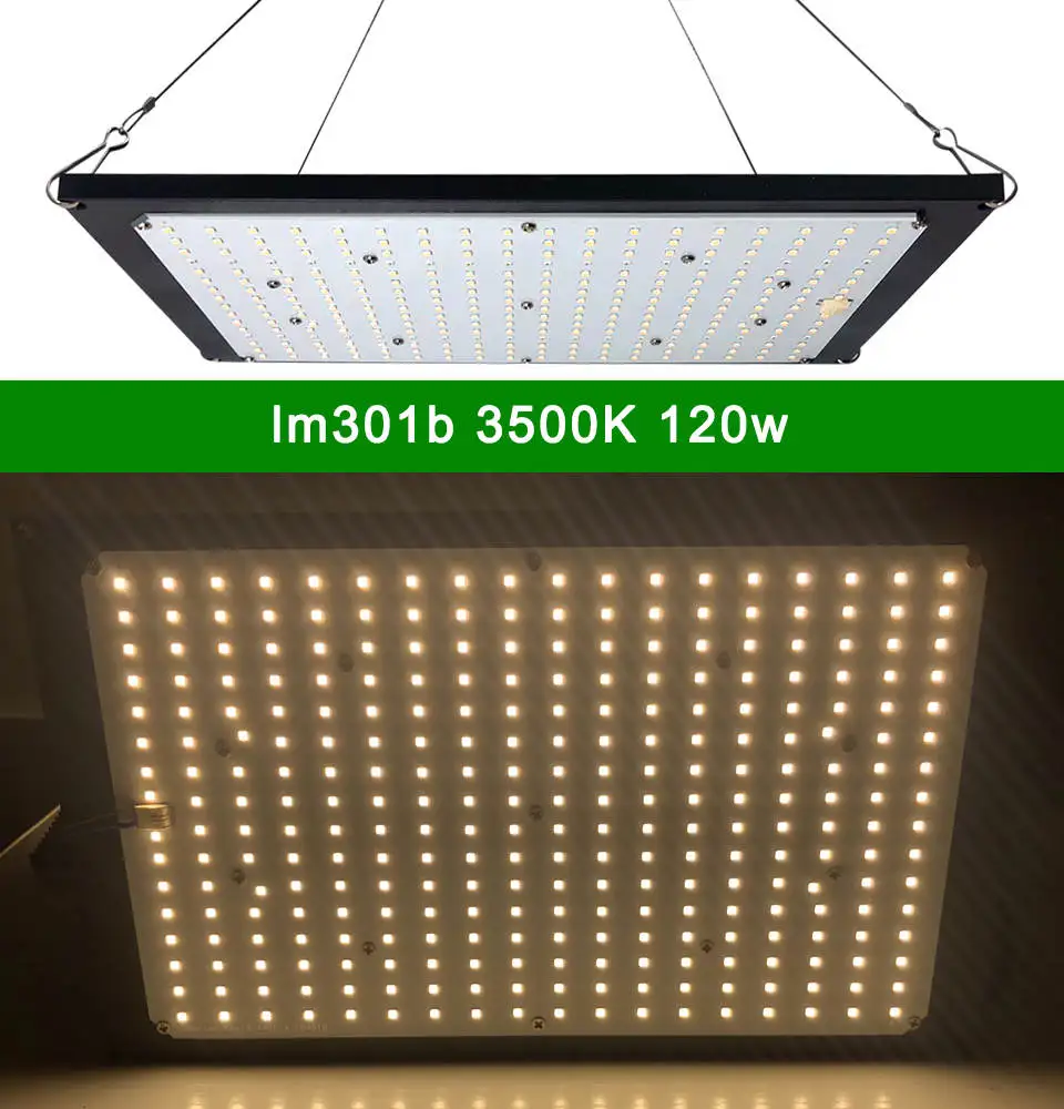 Московский сток Светодиодный светильник для выращивания lm301b 288 шт. чип полный спектр 240 Вт samsung 3000 K, 660nm красный Veg/Bloom state Meanwell драйвер - Испускаемый цвет: 120w 3500K