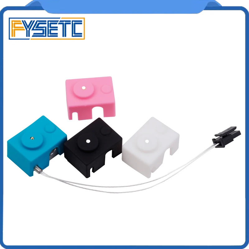 PT100 кабель датчика температуры до 400 градусов разъем Molex + V6 блок с 3 шт. силиконовых
