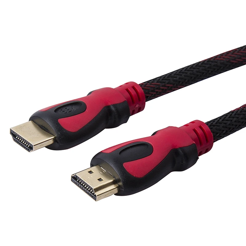 Нейлоновая оплетка HDMI кабель 0,5 м 1 м 2 м 3 м 5 м 8 м 10 м HDMI шнур 1080P 3D для PS4 Xbox проектор HD lcd Apple tv PC ноутбук компьютер