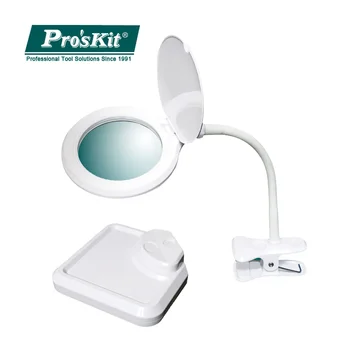 

Pro'skit MA-1010U 2 In 1 Clip-On USB Magnifying Glass 36 LED Eyecare Desk Lamp 5V /2.5W With Warm / Cold Light Switchable