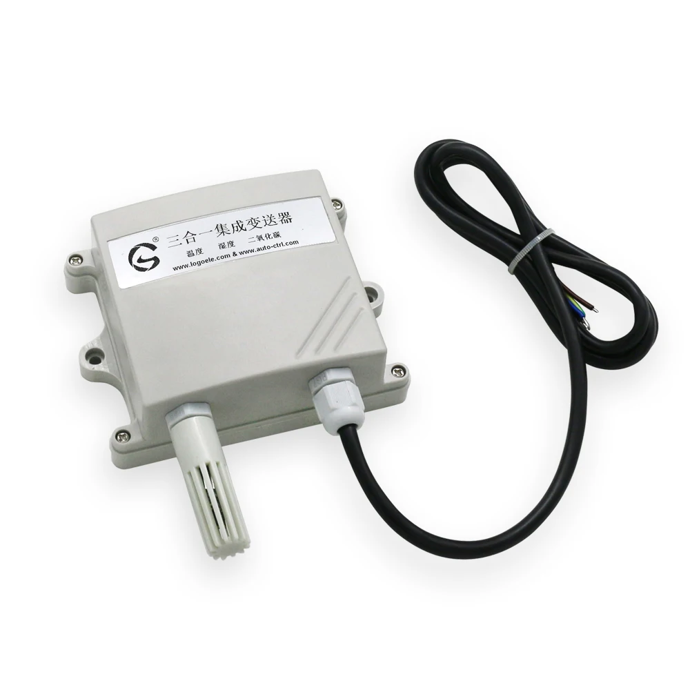 Three in one Sensor Temperature and Humidity CO2 Transmitter 485 Output 