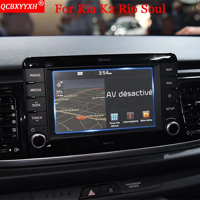 Стайлинг автомобиля QCBXYYXH для Kia K2 Rio наклейки Soul стекло экрана GPS навигации