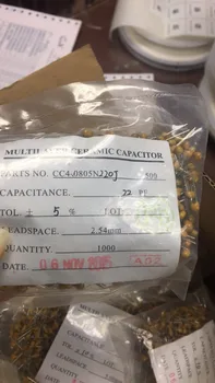 

100% New and original CC4-0805N220J 0805 22PF 5% Monolithic capacitors