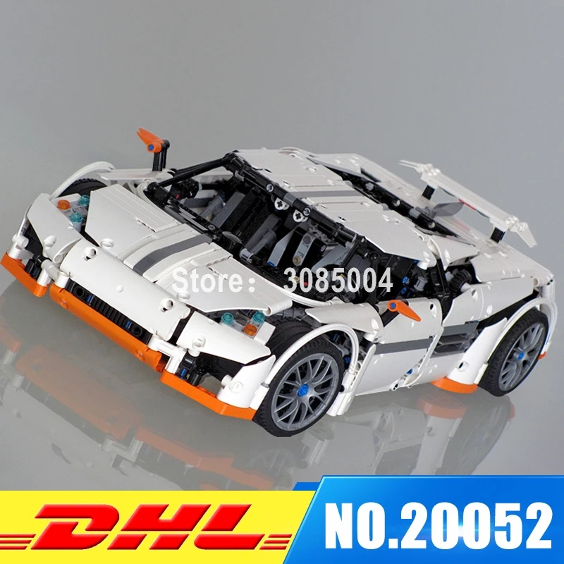 

Lepin 20052 The Predator Supercar Set MOC-2811 Assemblage Technic Series DIY Building Blocks Bricks as Educational Christmas Toy