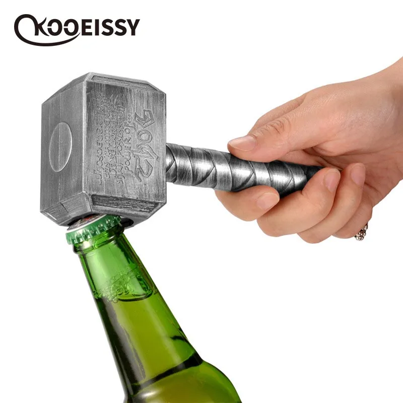 

Beer Bottle Openers Hammer of Thor Shaped Bottle Opener Wine Corkscrew Beverage Wrench Jar Openers for dinner party Bar tools