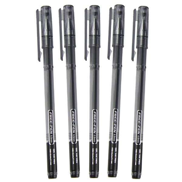 

Wholesale 10pcs of TENFON 12PCS 1756 needle tube financial carbon neutral 0.5mm pen signature pen color:black
