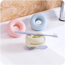 Настенный ванной настенный держатель зубной щетки творческая пара присоске зубная щетка труба для зубных щеток A631