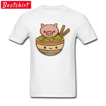 

Pink Pig Ramen Kawaii Anime Printed On T-Shirts Student Sweatshirt Shirt Short Sleeved Clothing Cute Graphic Tops T Shirt Boy