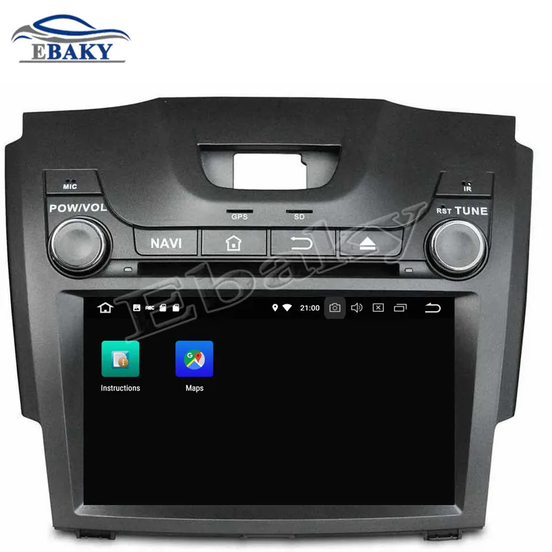 Top NaviTopia 8inch 4GB RAM 64GB ROM Octa Core Android 9.0 Car DVD Player For Chevrolet  S10/Isuzu D-Max 2013-2014 Radio Audio 12