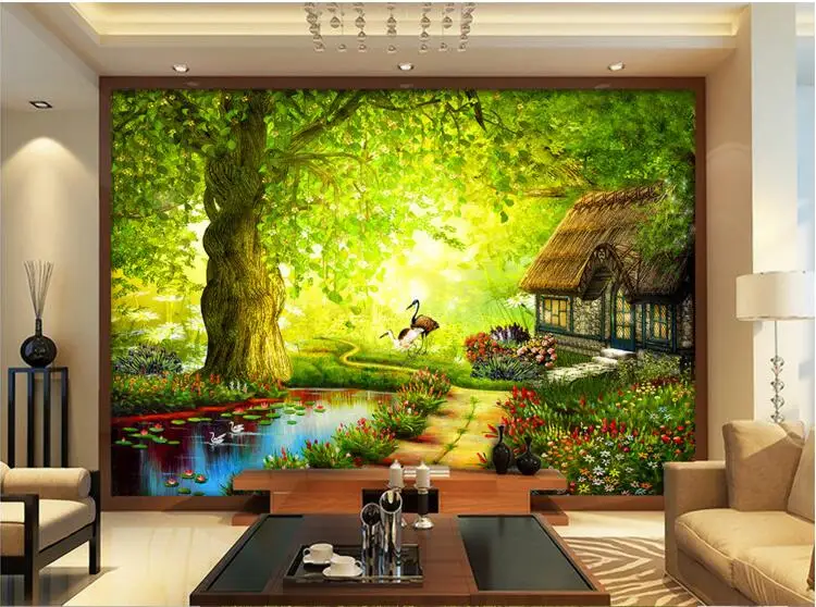 Wall Murals Cheap online get cheap fairies forest 3d wall mural -aliexpress Wall Murals Cheap online get cheap fairies forest 3d wall mural -aliexpress