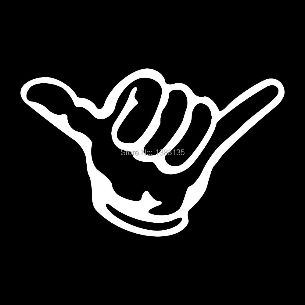 Surfing Hang Loose vinyl decal car window sticker funny JDM Laptop Boat