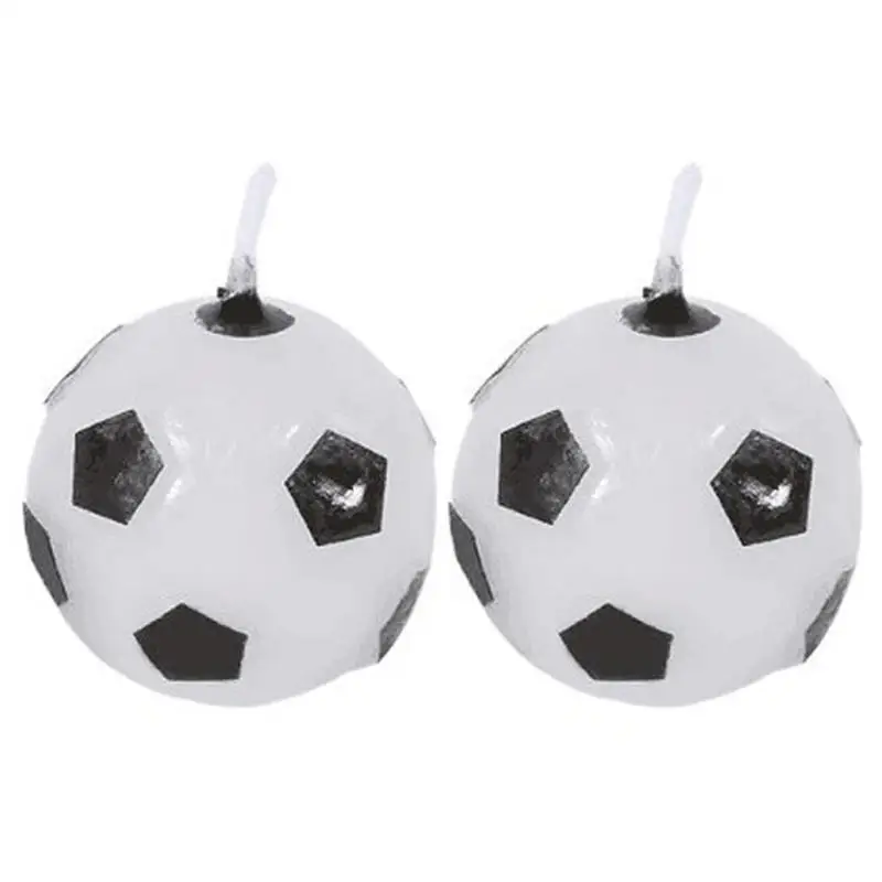 

6Pcs/Set cake football candles Soccer Ball Football Candles For Birthday Party Kid Supplies Decoration