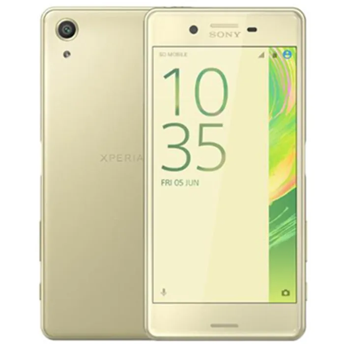 Мобильный телефон sony Xperia X F5121, 3 Гб ОЗУ, 32 Гб ПЗУ, 5,0 дюймов, Android, шестиядерный, 23 МП камера, одна Sim, 1080 P, wifi - Цвет: Goid