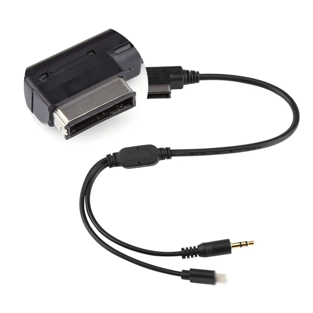 Автомобильный AMI MDI MMI 3,5 мм MP3 дополнительный адаптер кабель для iPod iPhone 5 6 для Audi A3 A8 Q5 для VW