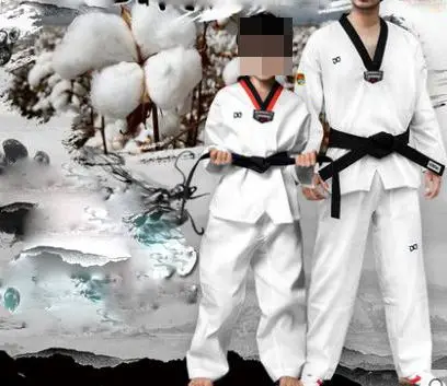 

unisex pure cotton Taekwondo suits adult&children Tae kwon do uniforms TKD beginners clothing tracksuits kune do clothes