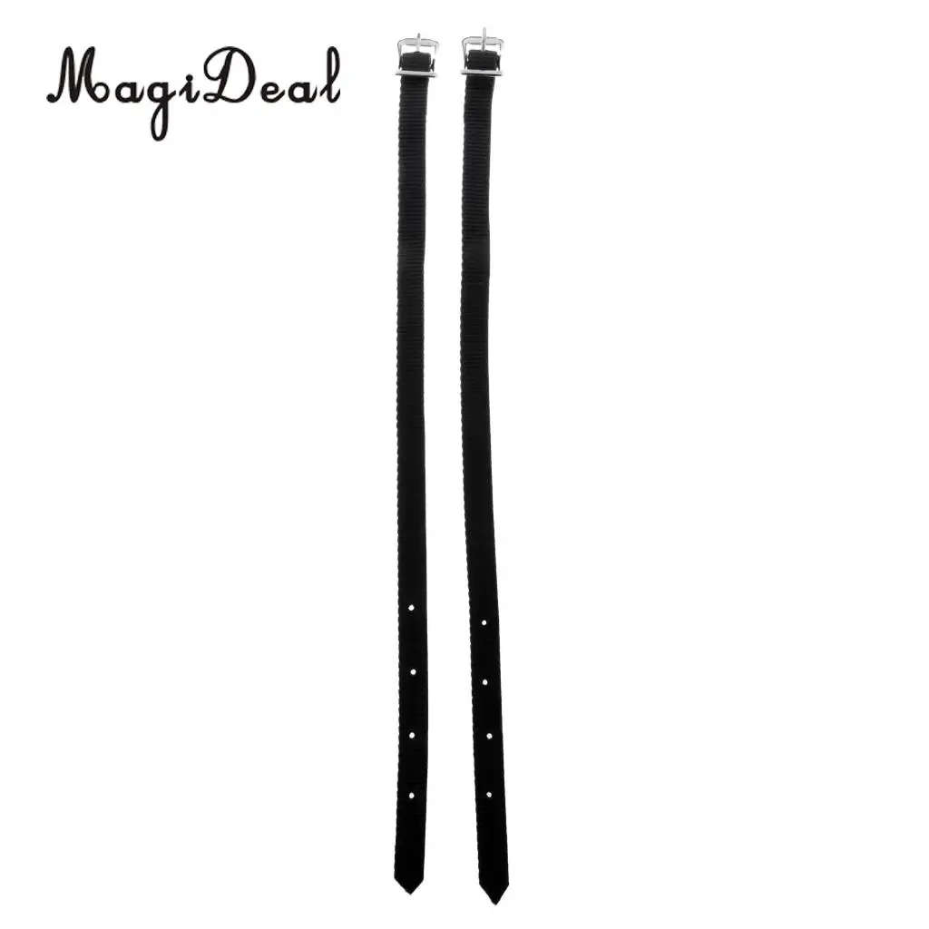 MagiDeal 4 pcs Thickened Weaved English Spurs Straps Horse Riding Equestrian