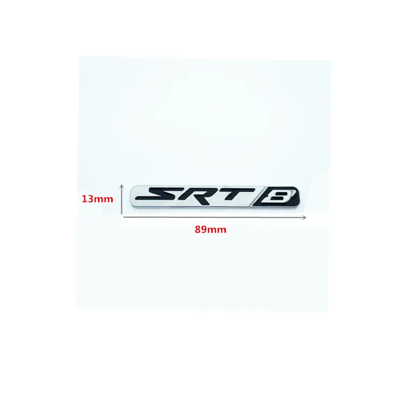 CDIY 2 шт. автомобильный Стайлинг SRT8 логотип эмблема 3D металл личность авто