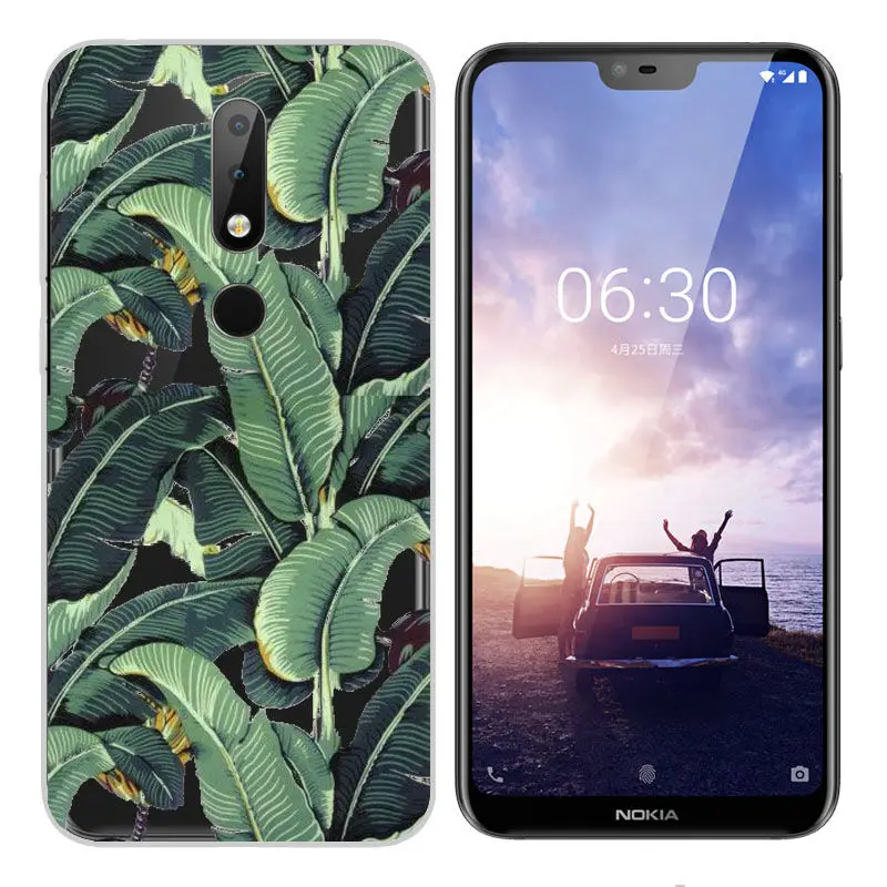Fashion Soft Silicone TPU Case for Nokia 2 3 5 6 7 2017 Nokia X6 2018 Painted Back Case Cover for Nokia 6 2018 7 8 3.1 6.1 Case  (6)