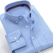 Новое поступление, модные клетчатые мужские рубашки с длинным рукавом высокого качества, формальные осенние Рубашки, очень большие, большие размеры, M-7XL8XL9XL, 10XL