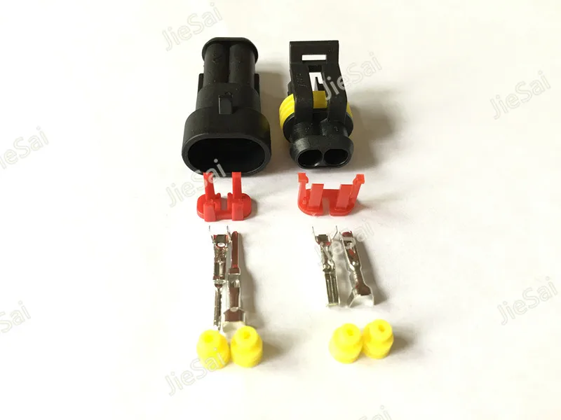 2 пиновый Мужской AMP SuperSeal 282104-1 282080-2 Водонепроницаемый Электрический автомобильный разъем для автомобиля