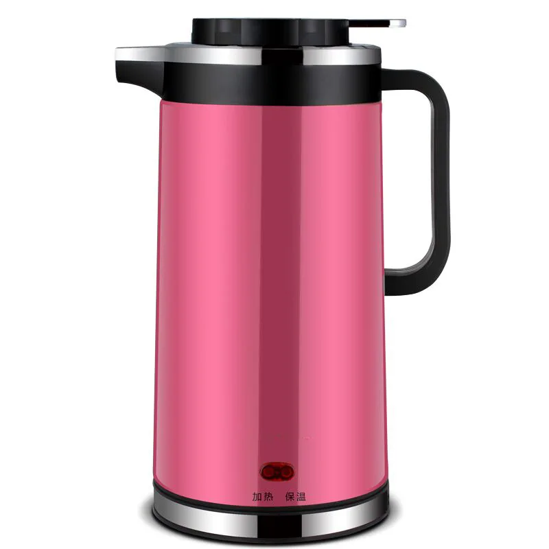 1.8L электрический чайник для воды Автоматическая защита от перегрева проводной Ручной мгновенный нагрев Электрический чайник 220 В - Цвет: red
