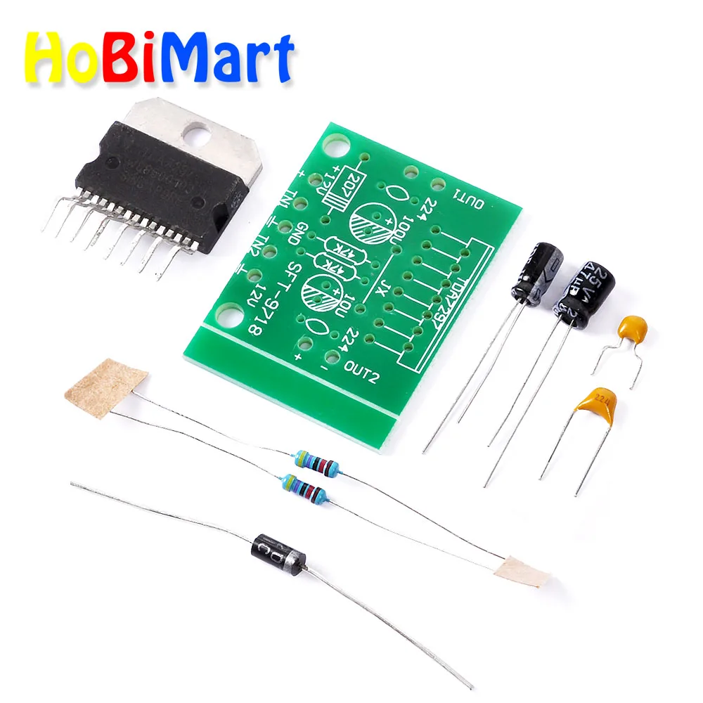 10set TDA7297 amplifier board spare parts dc 12v grade 2.0 dual audio
