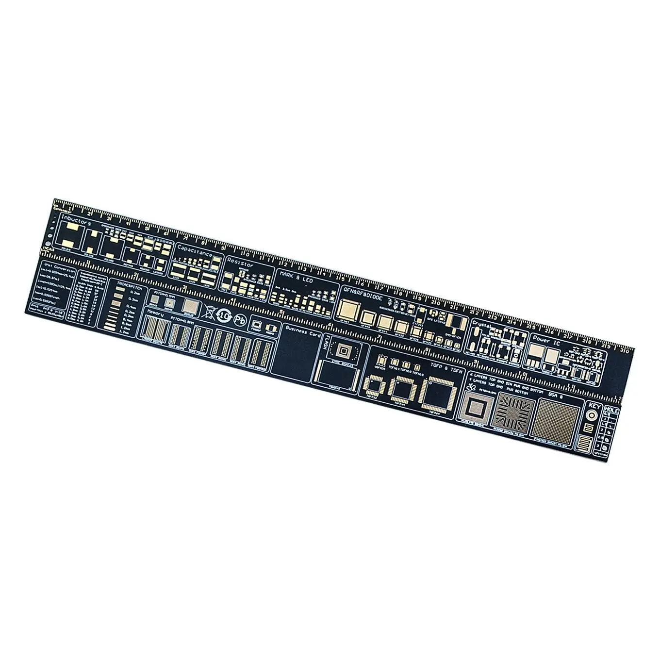 【SIMPLE ROBOT】30cm Multifunctional PCB Ruler EDA Measuring Tool Chip IC Electronic Engineers PCB