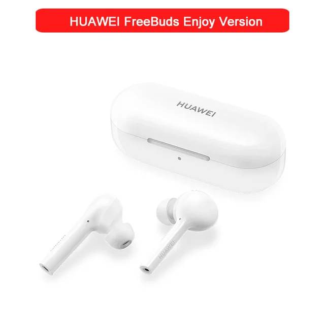 HUAWEI FreeBuds lite беспроводные наушники-вкладыши с двойным кликом управления с зарядным устройством IP54 HUAWEI freebuds Наслаждайтесь версией - Цвет: Белый