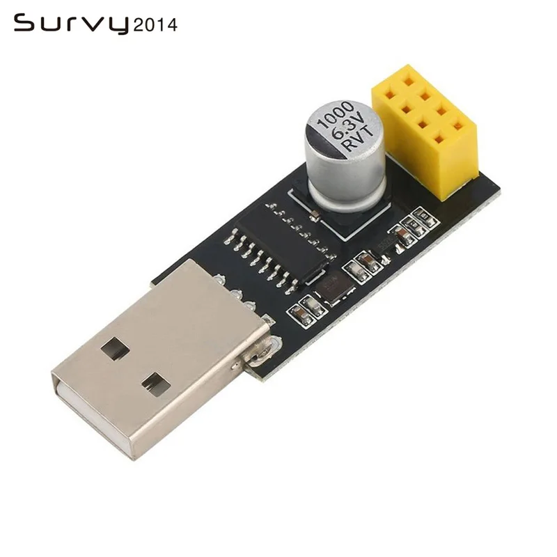 USB to ESP8266 WIFI module ESP-01 ESP-01S Remote Serial Port WIFI Sensor Transceiver Wireless Board V1.0 Breakout PCB Adapter