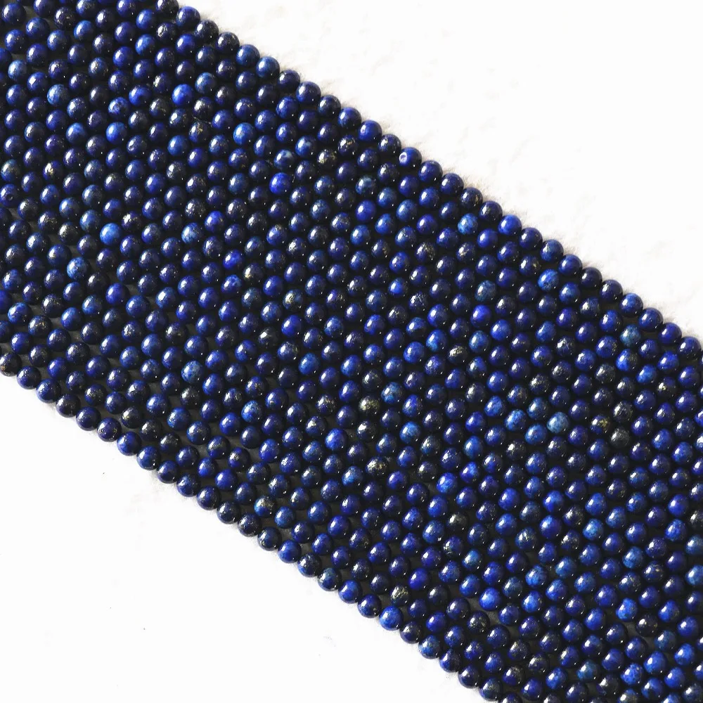 

Natural Lapis lazuli stone 4mm 6mm 8mm 10mm 12mm 14mm round diy jewelry Beads 15 inches B597