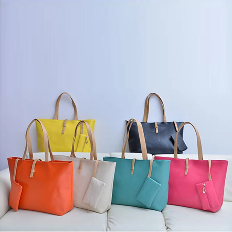 

HEFLASHOR Women handhags Female pu Leather shoulder bag with Purses Ladies Big Crossbody Bags packet belt buckle Tote bag