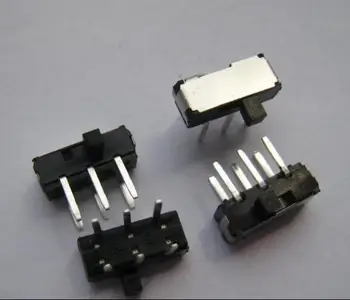 

500PCS MSK22D18 MSK-22D18 DIP 6PIN 2P2T toggle switch side slide switches .