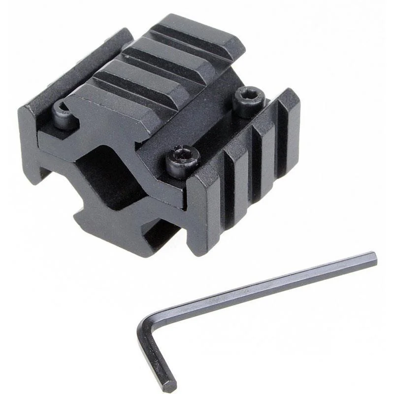 

Universal Barrel Mount 4 Rail Weaver Rail w 4 Slots fit for Scope Optics Lasers hunting accessories New 2018