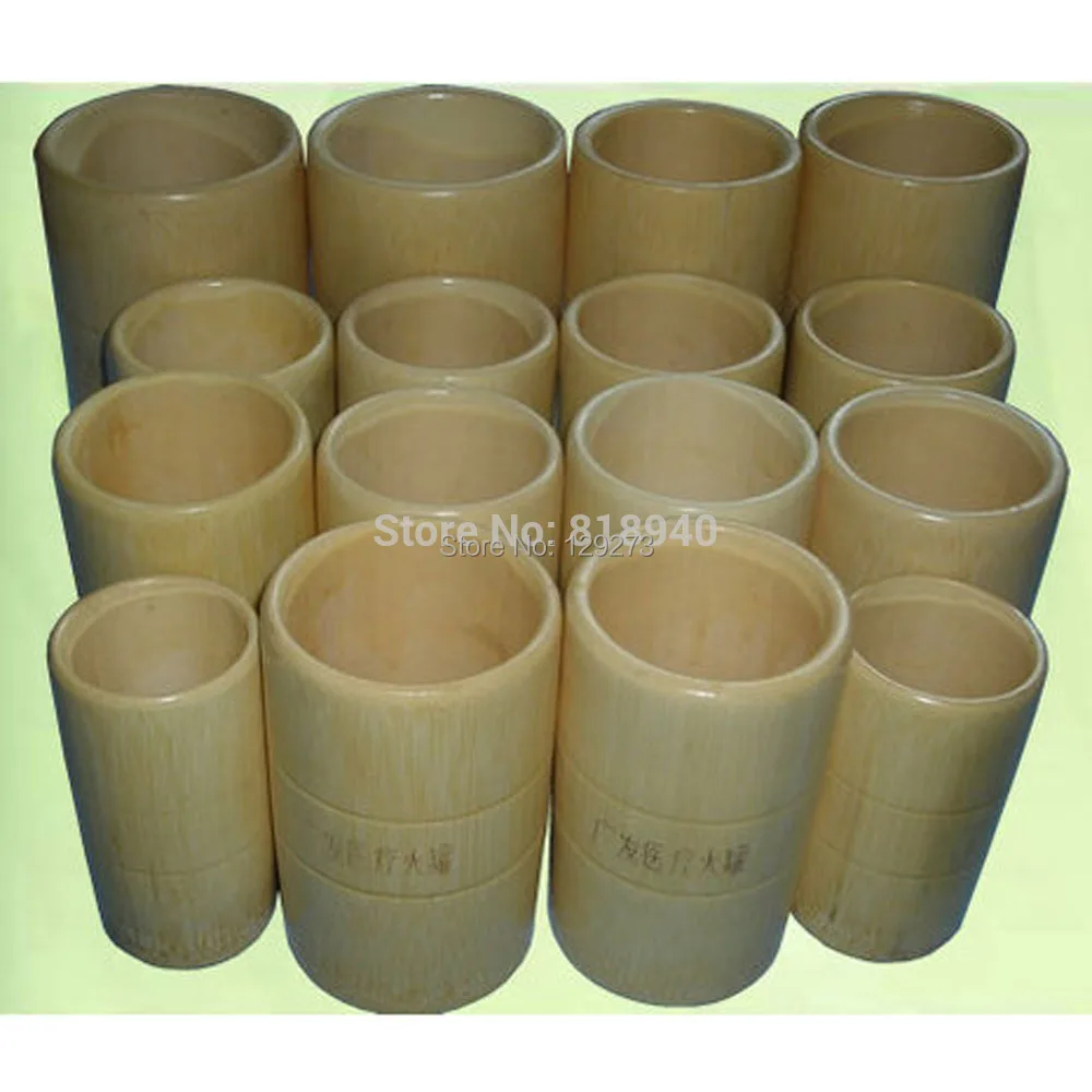 Buy 18 CUPS Traditional Chinese Bamboo Fire Cupping