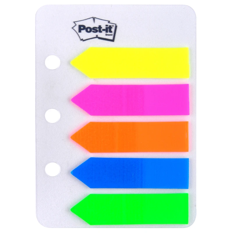 3M Post-it Flags 812 4 Colors Bookmark Point Sticky Note Plastic Paper Index 