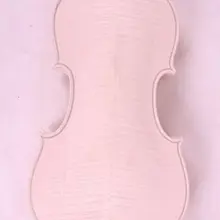 1x Белый Скрипки Незаконченный Скрипки пламя клена 4/4 Высокое качество#2041