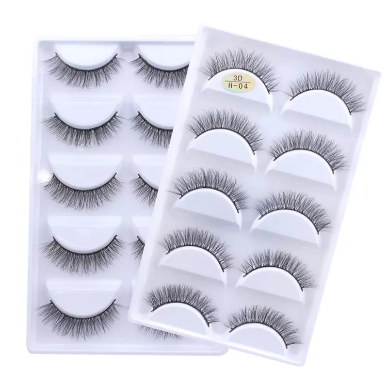Yokp New Lashes 5  3D ũ  Ʈ  ¥ Ӵ ũ    Ӵ Ȯ Cilios