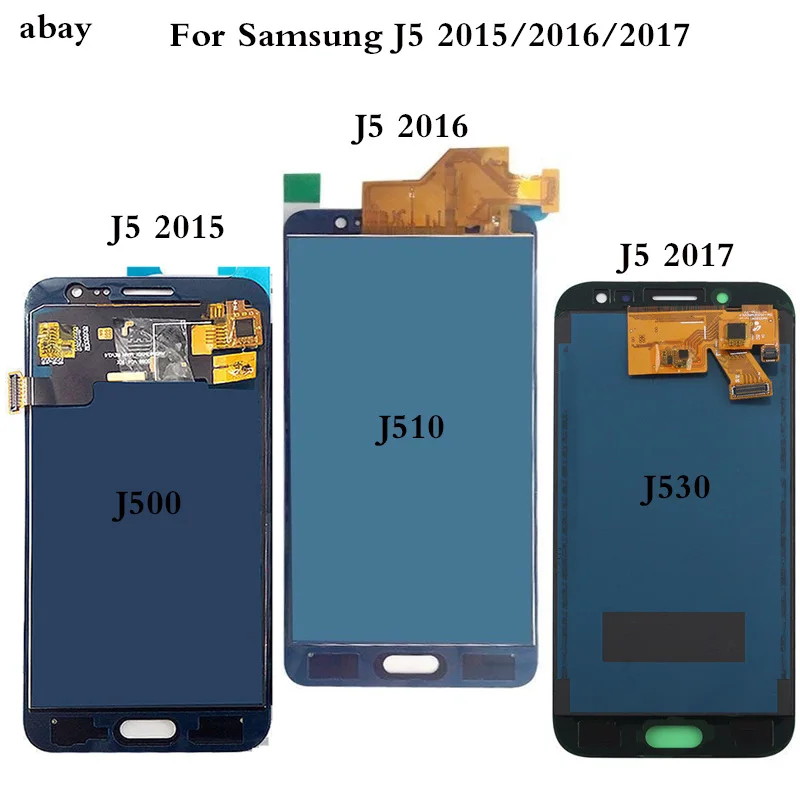 Регулируемый ЖК дисплей J530 J510 J500 2017 2016 2015 для Samsung Galaxy J5 сменный сенсорный экран в