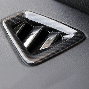 

For Volvo XC60 2018 Only Fit For Left Hand Side Driving Inner Upper Air Vent Cover Trim ABS 2pcs Carbon Fiber Style car styling