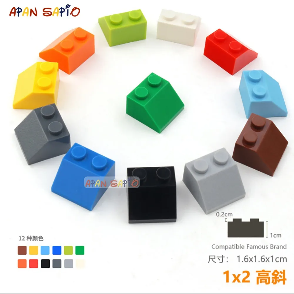 

DIY blocks mini building blocks brick toys 1X2 20pcs/lot Duplo educational blocks toys for Children Compatible legoeING