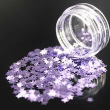 1 коробка фиолетовый акриловый порошок кристаллический полимер дизайн ногтей строитель Ложные бусины для ногтей художественный строитель для ногтей полимерные инструменты звезды