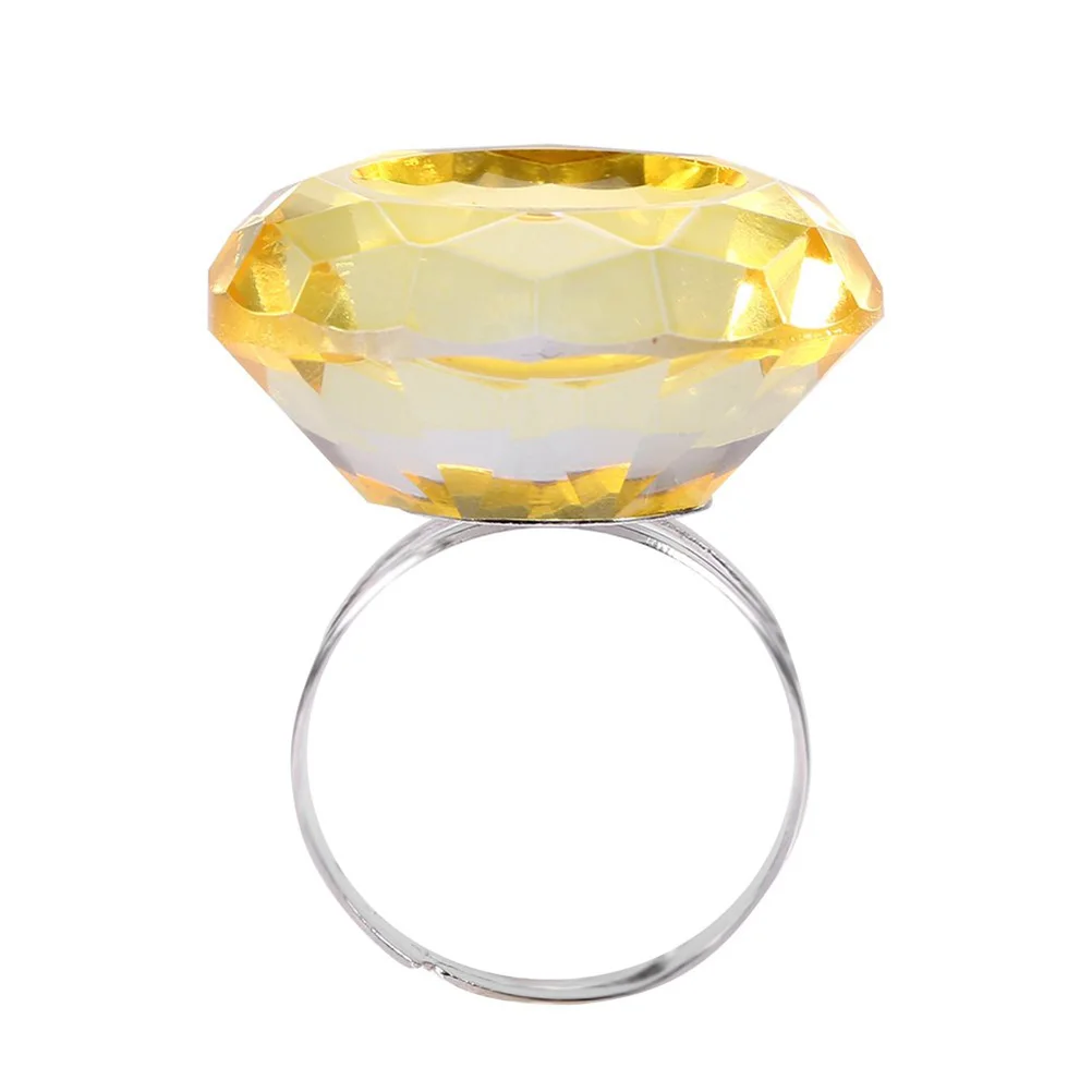 1 шт. тату пигмент кольцо чашка чернила Кристальный контейнер чашка для ресниц наращивание бровей Гель-лак для ногтей дисплей - Цвет: yellow