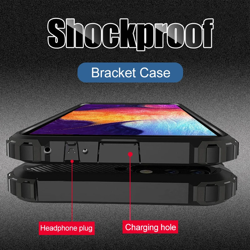 

Luxury Armor Soft Bumper Case On The For Samsung Galaxy A50 A30 A10 A70 A40 M10 M20 Phone Case For Note 8 9 Silicone Case Cover