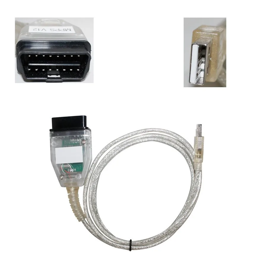 ECU Программатор SMPS MPPS V13.02 V13 K+ CAN Flasher Чип тюнинг перекарта MPPS OBD2 USB линия автомобиля диагностический кабель с мульти-Лэнг